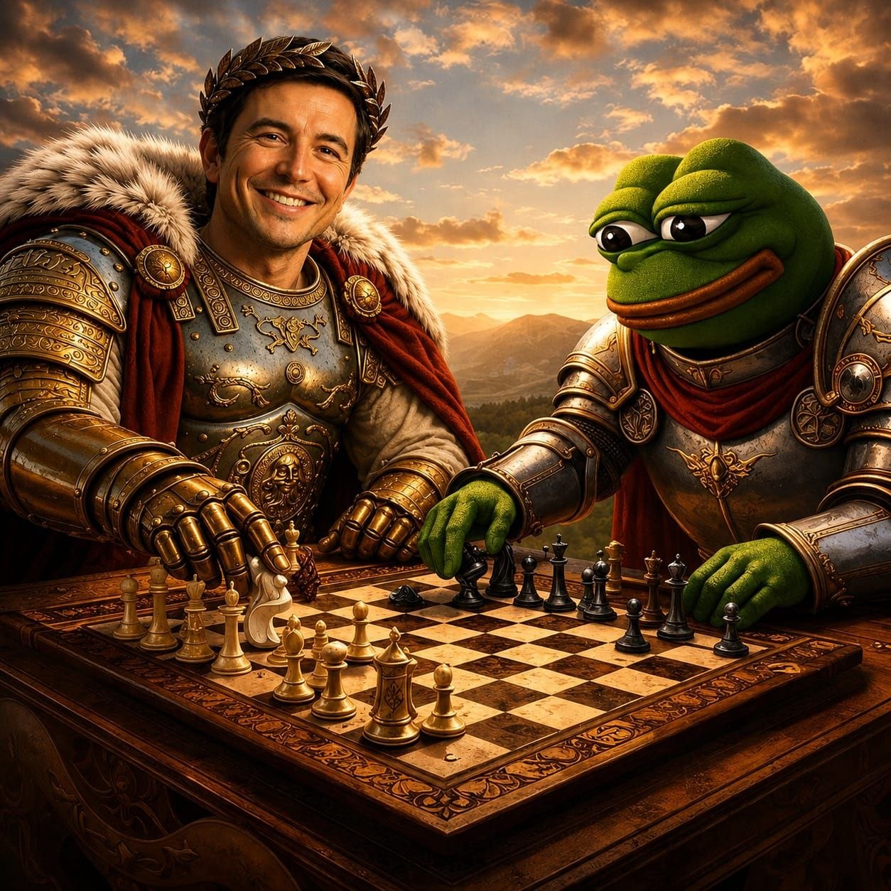 Robinus and his companion